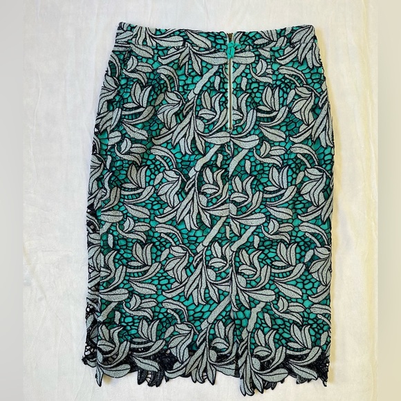 Maeve for Anthropologie Floral Lace Pencil Skirt - Picture 6 of 6